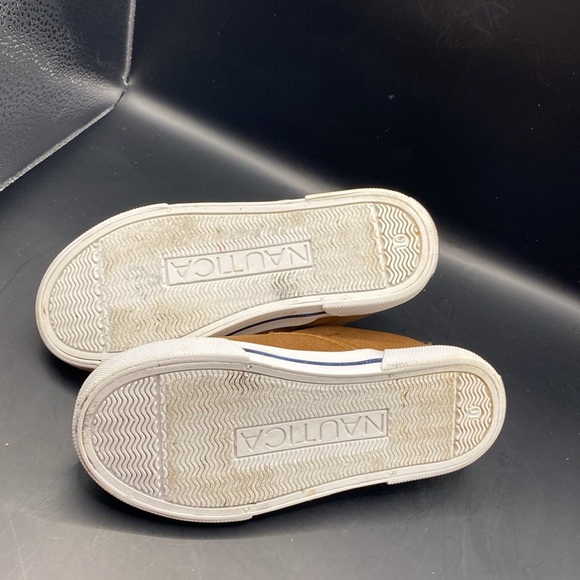 NAUTICA  Akeley Boys Tan Slip On sneakers Manmade Materials Size10 - Picture 5 of 7